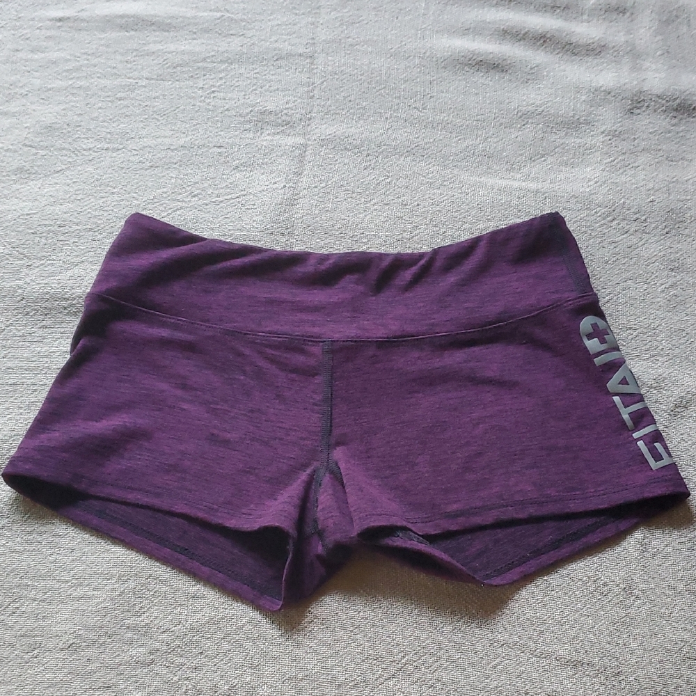 FITAID Women's Purple Work Out Shorts
